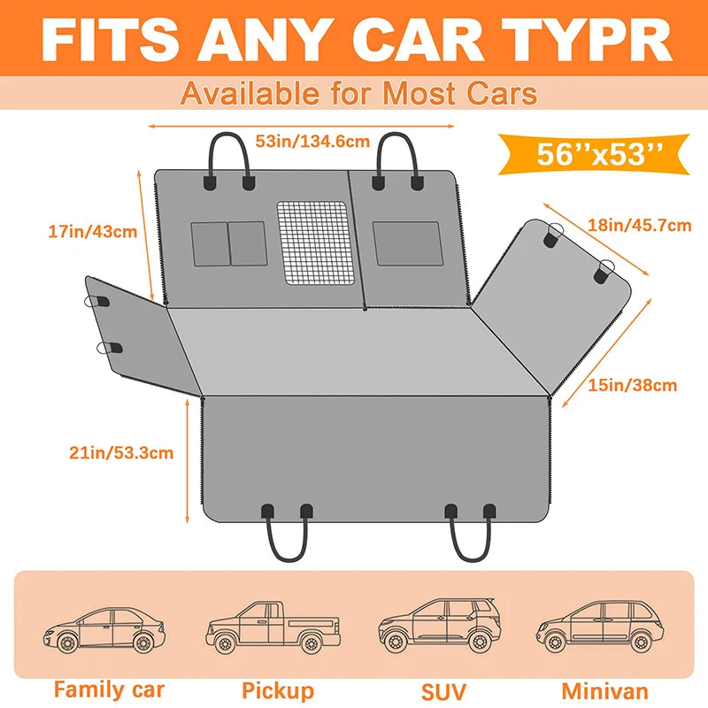 Innovato Design - Pet Dog Car Seat Cover Waterproof Travel Carrier Protector Mat