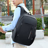 Black/Gray 15.6 Inch Laptop Waterproof Travel Backpack with USB Port