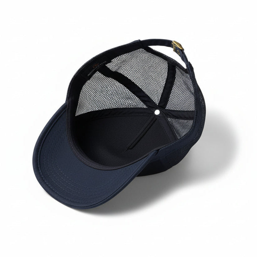 Classic Adjustable Breathable Linen Flat Top Snapback Military Hat