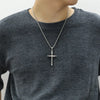 Nail Cross Stainless Steel Pendant Christian Vintage Necklace-Necklaces-Innovato Design-Innovato Design