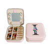 Travel Jewelry Box with Mirror Letter Organizer Personal Gift Cosmetic Bag-jewelry-Innovato Design-I-Innovato Design