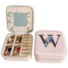 Travel Jewelry Box with Mirror Letter Organizer Personal Gift Cosmetic Bag-jewelry-Innovato Design-W-Innovato Design