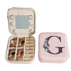 Travel Jewelry Box with Mirror Letter Organizer Personal Gift Cosmetic Bag-jewelry-Innovato Design-G-Innovato Design