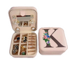 Travel Jewelry Box with Mirror Letter Organizer Personal Gift Cosmetic Bag-jewelry-Innovato Design-K-Innovato Design