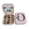 Travel Jewelry Box with Mirror Letter Organizer Personal Gift Cosmetic Bag-jewelry-Innovato Design-O-Innovato Design