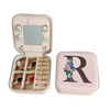 Travel Jewelry Box with Mirror Letter Organizer Personal Gift Cosmetic Bag-jewelry-Innovato Design-R-Innovato Design