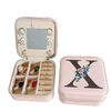 Travel Jewelry Box with Mirror Letter Organizer Personal Gift Cosmetic Bag-jewelry-Innovato Design-X-Innovato Design