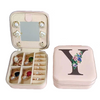 Travel Jewelry Box with Mirror Letter Organizer Personal Gift Cosmetic Bag-jewelry-Innovato Design-Y-Innovato Design