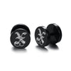 10mm Stainless Steel Stud Hoop Initials 26 Letter Stud Barbell Earrings for Men Women-Earrings-Innovato Design-X-Innovato Design