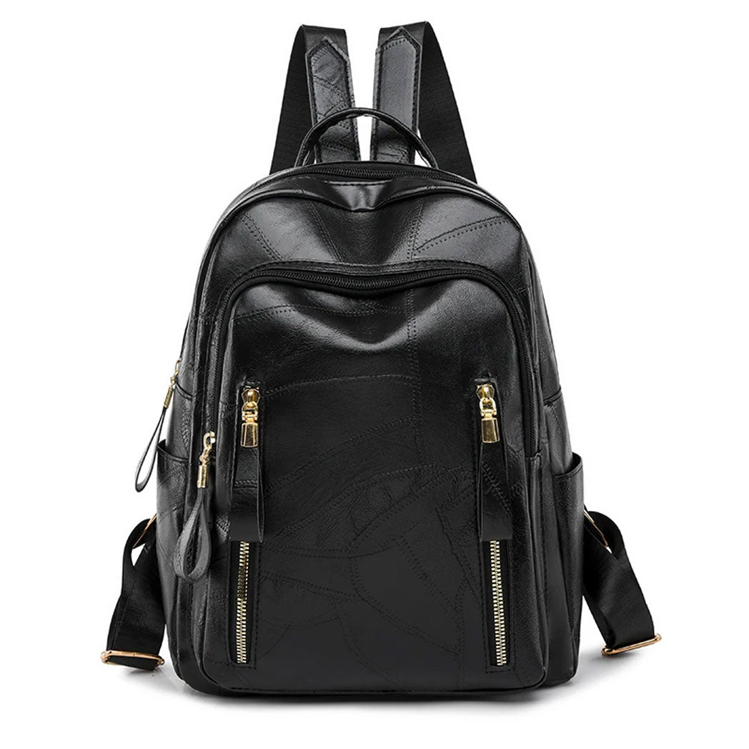 Luxury Multifunction PU Leather Embossed Bag and Backpack