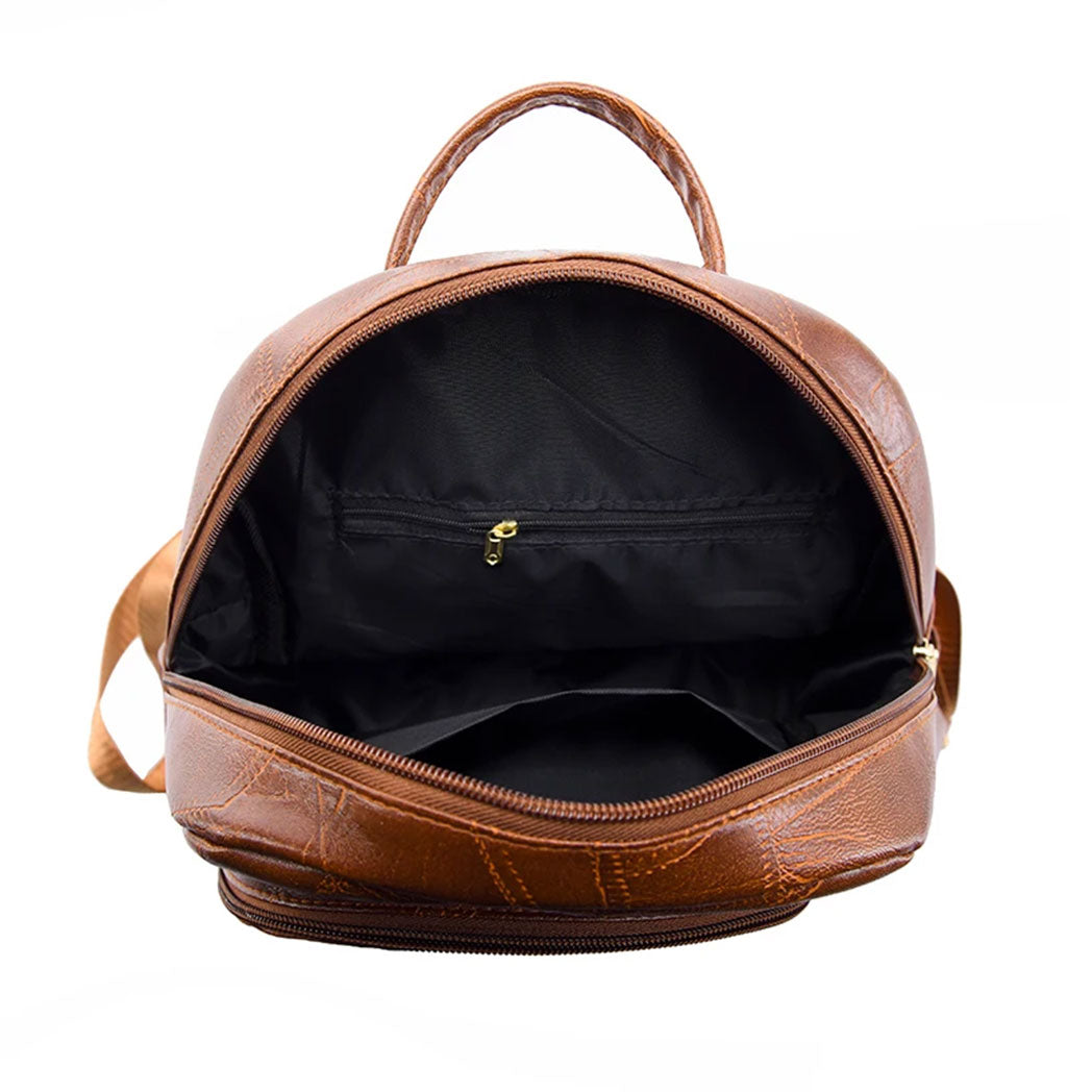 Luxury Multifunction PU Leather Embossed Bag and Backpack