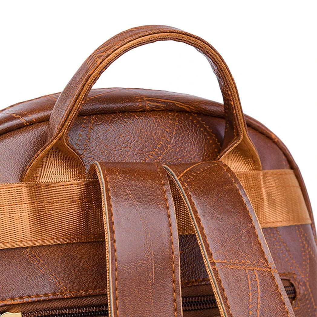 Luxury Multifunction PU Leather Embossed Bag and Backpack