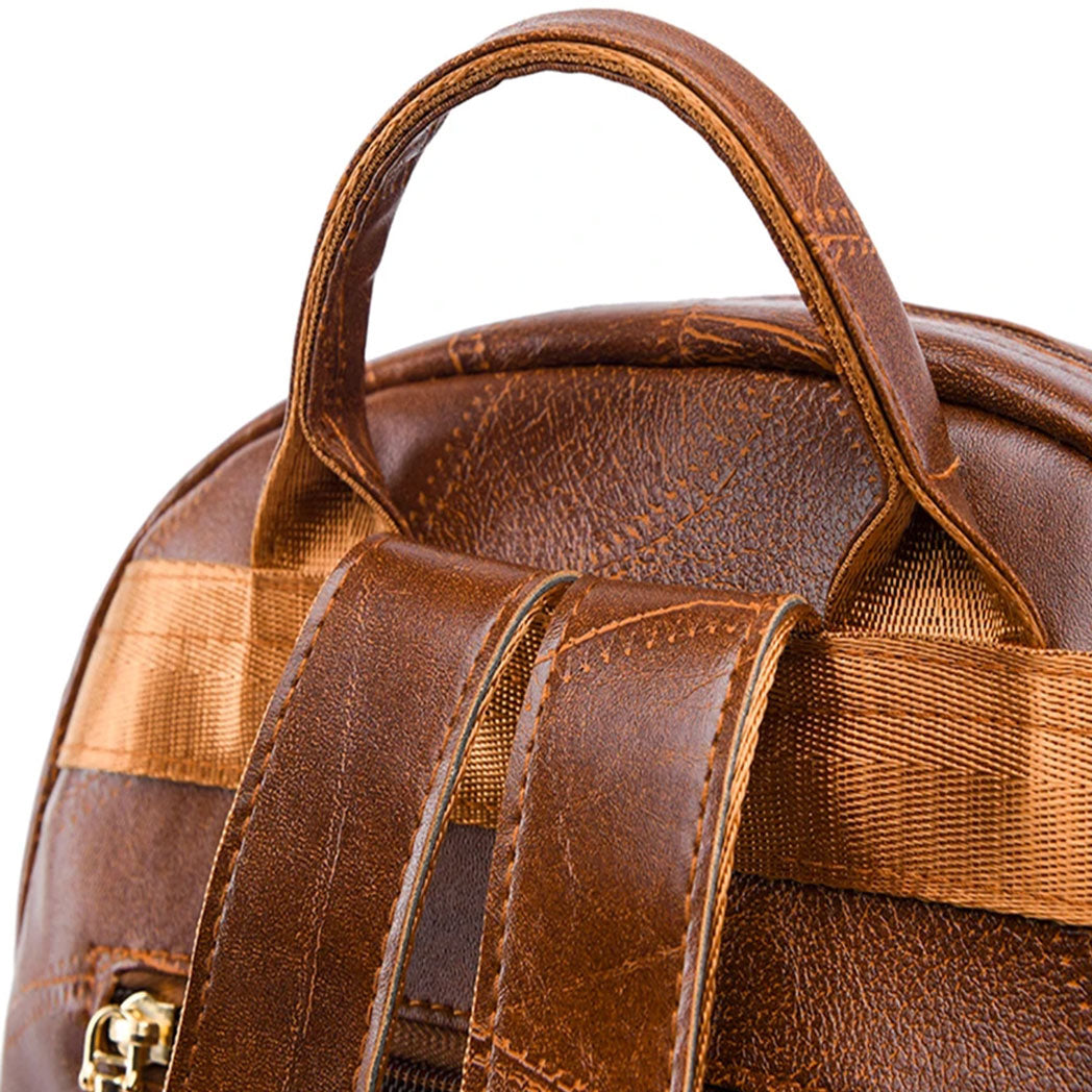 Luxury Multifunction PU Leather Embossed Bag and Backpack