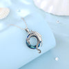 Dragon Austrian Crystal Pendant Necklace 925 Sterling Silver-Necklaces-Innovato Design-Innovato Design