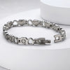 Women Love Heart Titanium Magnetic Therapy Bracelet Adjustable-Bracelets-Innovato Design-Innovato Design