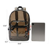 Clear Transparent PVC Multi-pockets School Travel Rucksack Sport Waterproof Comfort
