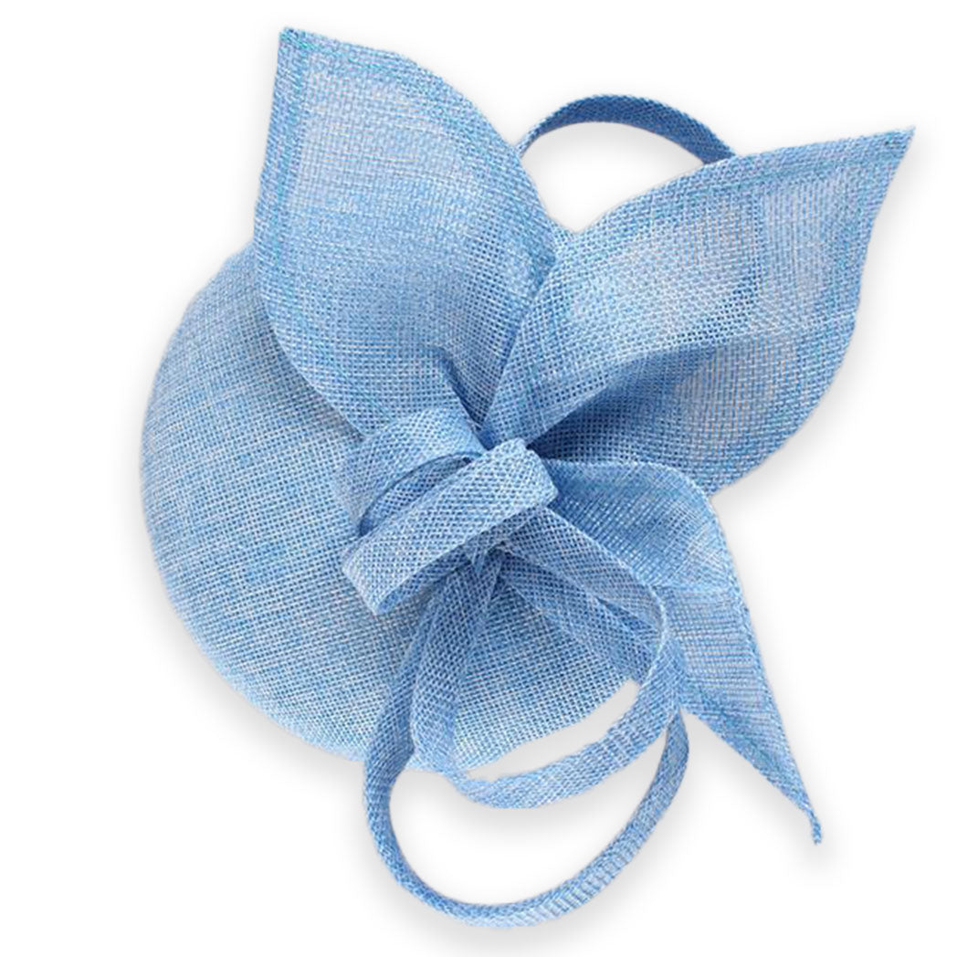 Vintage Linen Pillbox Fascinator Hat