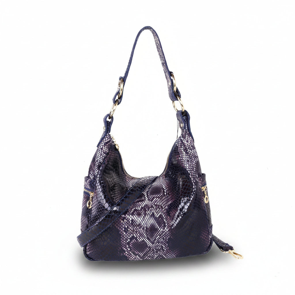 Hollow-Out Floral Print Tassel Shoulder Bag, Tote Bag and Handbag