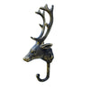 Decorative Deer Head Wall Mount Rack Stylish Cast Iron Hanger Hook-Home & Garden-Innovato Design-Bronze-Innovato Design