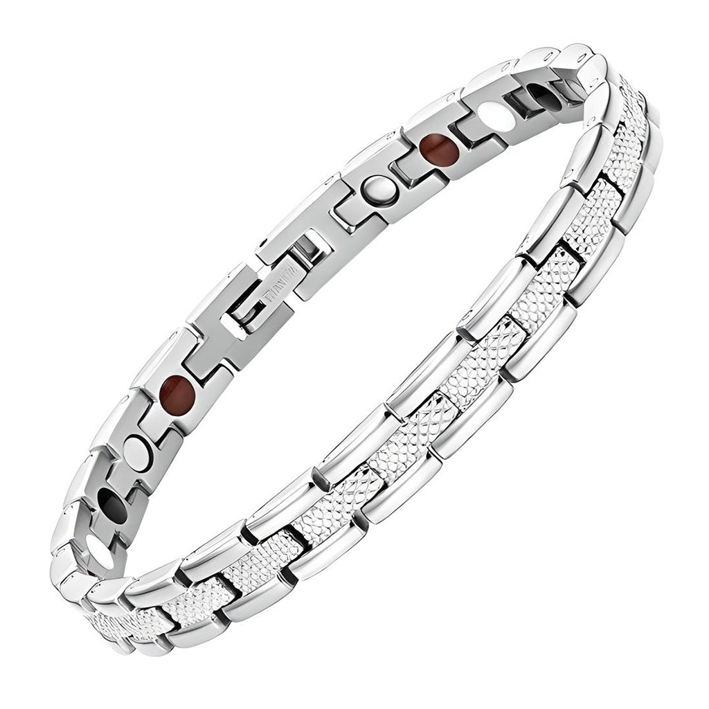 Women Strong 4 Element Titanium Magnetic Therapy Bracelet for Arthritis Pain Relief Size Adjusting Tool-Bracelets-Innovato Design-Innovato Design