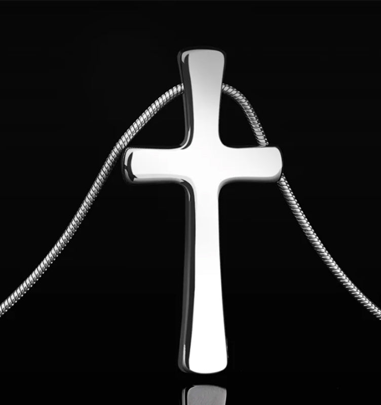 Tungsten Carbide Cross Necklace & Pendant-Necklaces-Innovato Design-Innovato Design