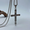 Nail Cross Stainless Steel Pendant Christian Vintage Necklace-Necklaces-Innovato Design-Innovato Design