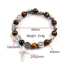 Elasticated Rosary Wood Catholic Saints Religion Bracelet-Bracelets-Innovato Design-Innovato Design