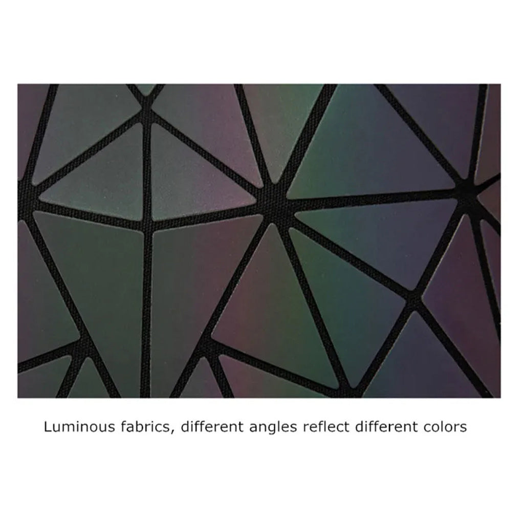 Luminous Schoolbags Travel Daypack Backpack Set for Women-clear backpack-Innovato Design-Only Clutch-Innovato Design