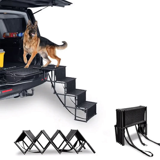 Innovato Design - Portable Foldable Dog Pet Stairs Ladder