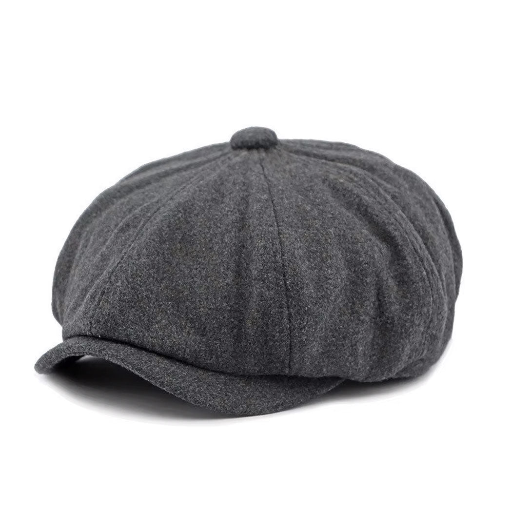 Cotton Octagonal Newsboy Cap