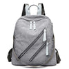 Corduroy Travel Anti-theft Backpack for Teenage Girls Women-corduroy backpacks-Innovato Design-Brown-Innovato Design