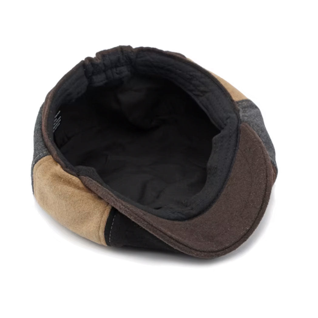Cotton Octagonal Newsboy Cap