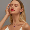 Women Butterfly Quartz Watch, Necklace, Bracelet, and Earrings Jewelry Set-Jewelry Sets-Innovato Design-Innovato Design