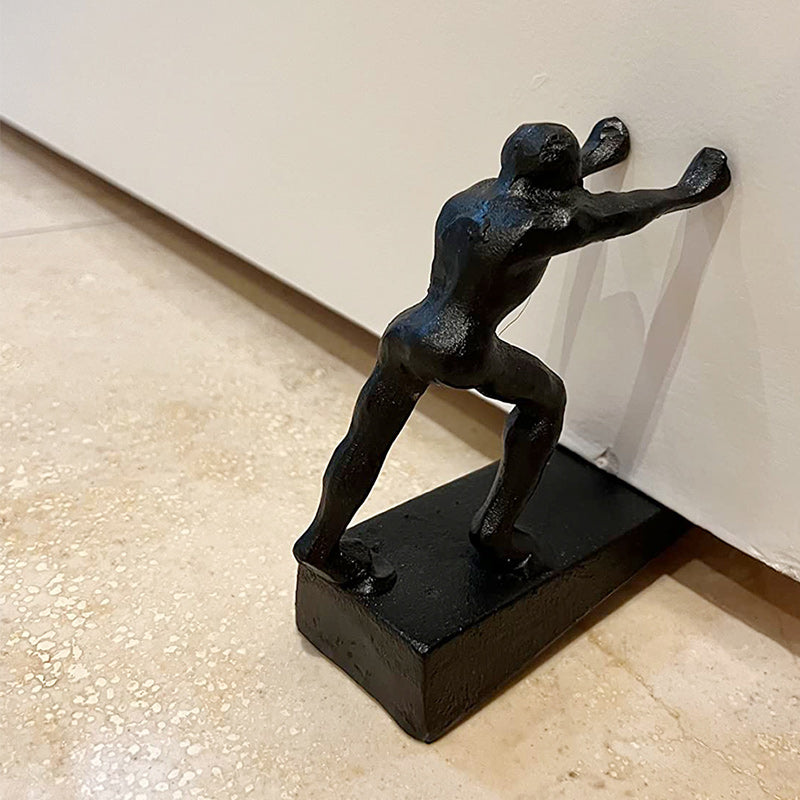Cast Iron Metal Door Stop Decorative Animal Shaped Stopper-Home & Garden-Innovato Design-Man-Innovato Design