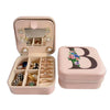 Travel Jewelry Box with Mirror Letter Organizer Personal Gift Cosmetic Bag-jewelry-Innovato Design-B-Innovato Design