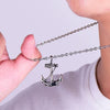 Men's Stainless Steel Pendant Necklace Anchor Nautical -With 24 Inch Chain