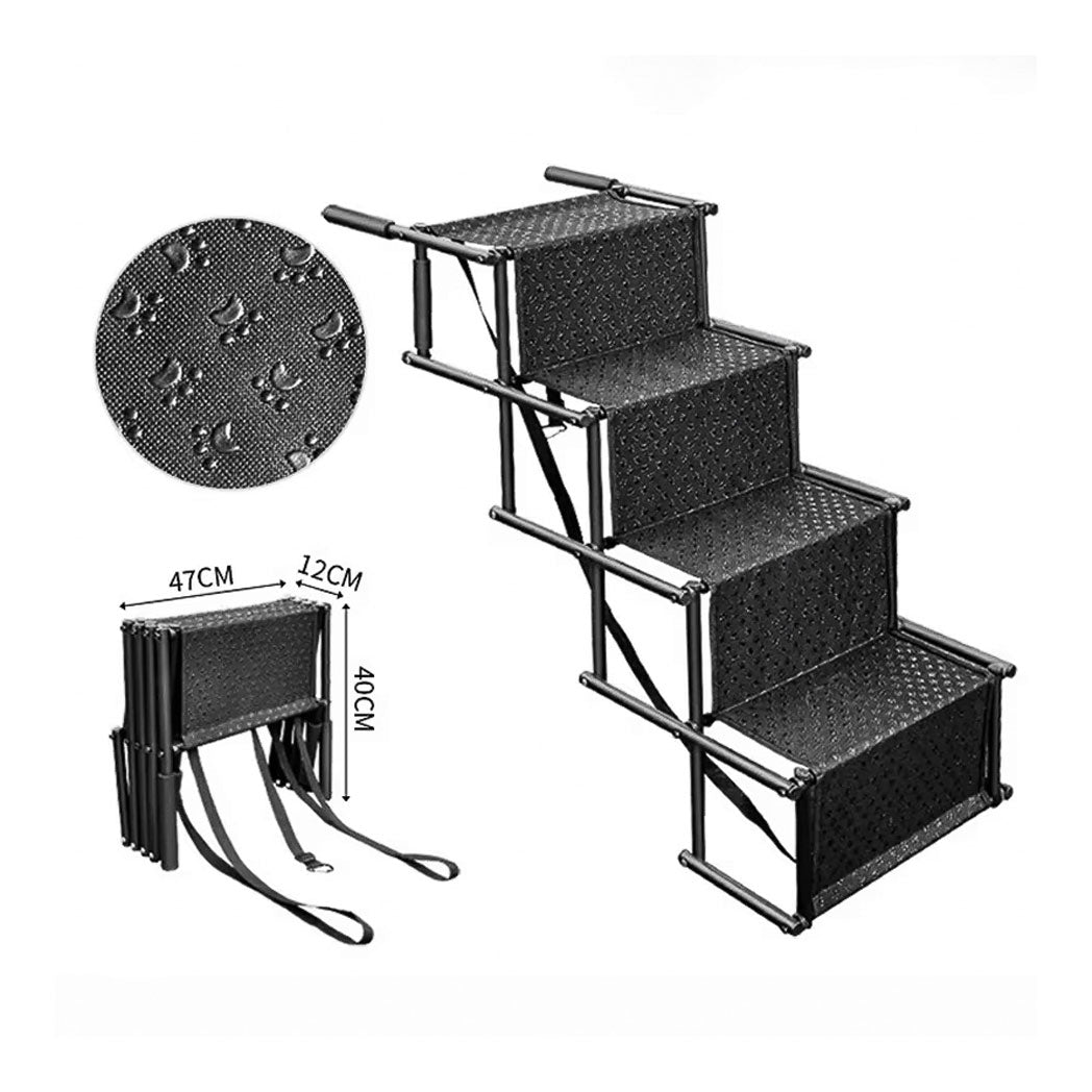 Innovato Design - Portable Foldable Dog Pet Stairs Ladder