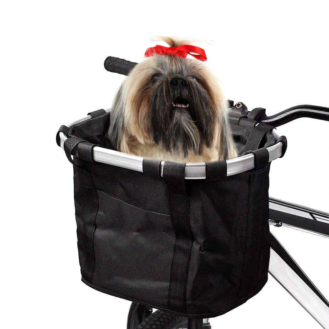Innovato Design - 2-in-1 Detachable Bike Basket for Pets & Storage