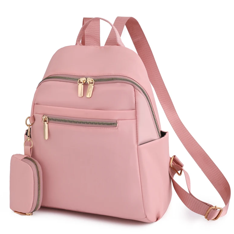 Large Capacity Waterproof Designer Oxford Backpack School Bag and Spring Travel Bag-Backpacks-Innovato Design-Pink-Innovato Design