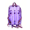 Clear Transparent PVC Multi-pockets School Travel Rucksack Sport Waterproof Comfort-Backpacks-Innovato Design-Black-Innovato Design