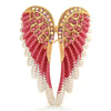 Women's Austrian Crystal Enamel Angel Wings Brooch Pin-jewelry-Innovato Design-Colorful-Innovato Design