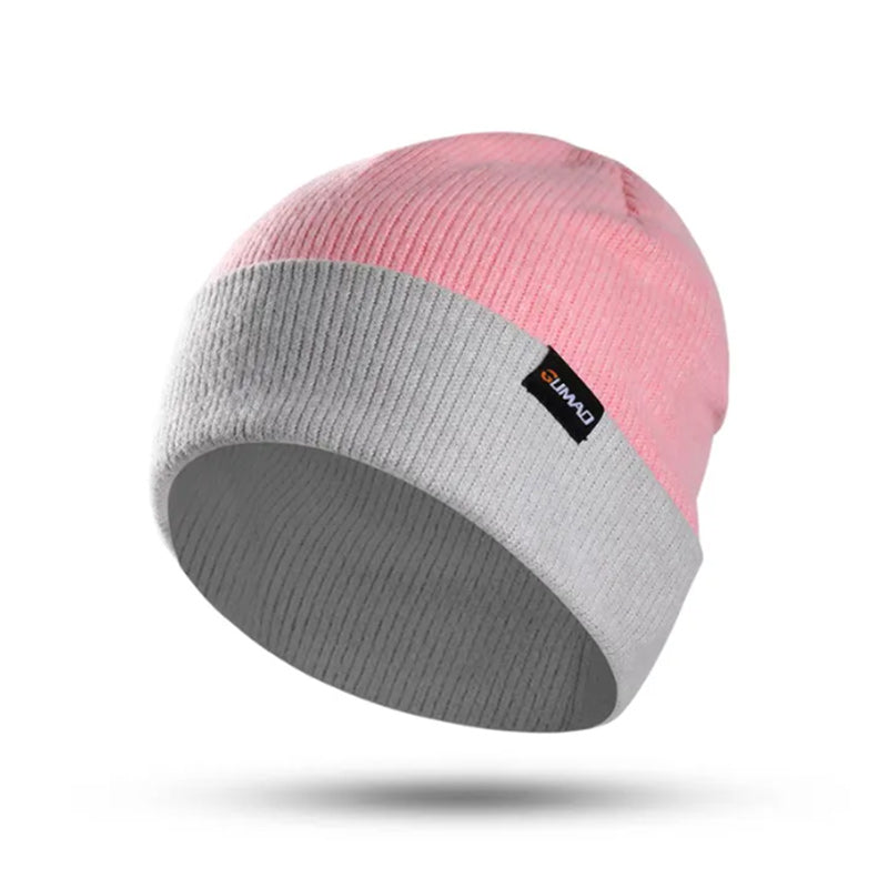 Adjustable Knitted Beanie or Skullie Outdoor Skiing Snowboard-Hats-Innovato Design-Pink-Innovato Design