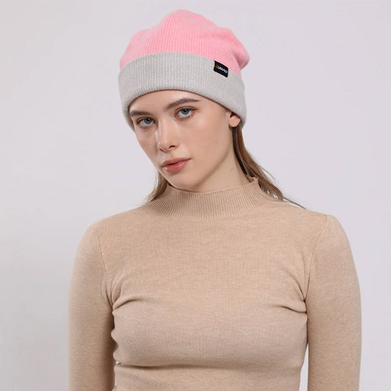 Adjustable Knitted Beanie or Skullie Outdoor Skiing Snowboard-Hats-Innovato Design-Khaki-Innovato Design