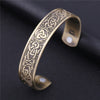 Magnetic Bracelet Celtic Cuff Stainless Steel Adjustable Bangle Trinity Knot