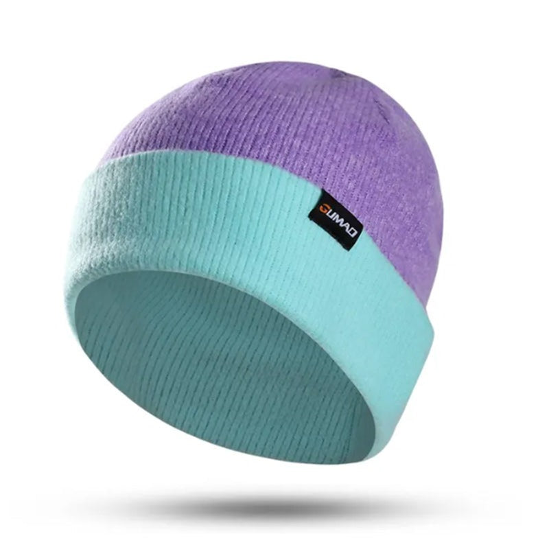 Adjustable Knitted Beanie or Skullie Outdoor Skiing Snowboard-Hats-Innovato Design-Purple-Innovato Design
