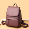 Large Capacity Vintage Leather Shoulder Bag, Rucksack and Travel Backpack