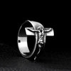 Men's Titanium Christian Jesus Cross INRI Ring-Rings-Innovato Design-7-Innovato Design