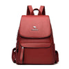Large Capacity Vintage Leather Shoulder Bag, Rucksack and Travel Backpack