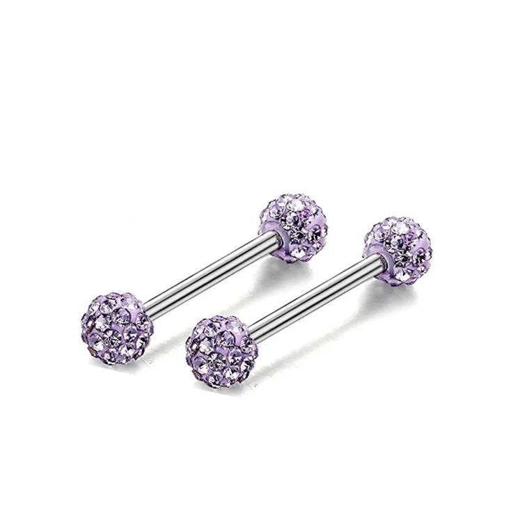 3-5 Pairs 14G Stainless Steel Piercing Navel Barbell Body Jewelry Piercing-Piercing-Innovato Design-3 Pairs-Innovato Design