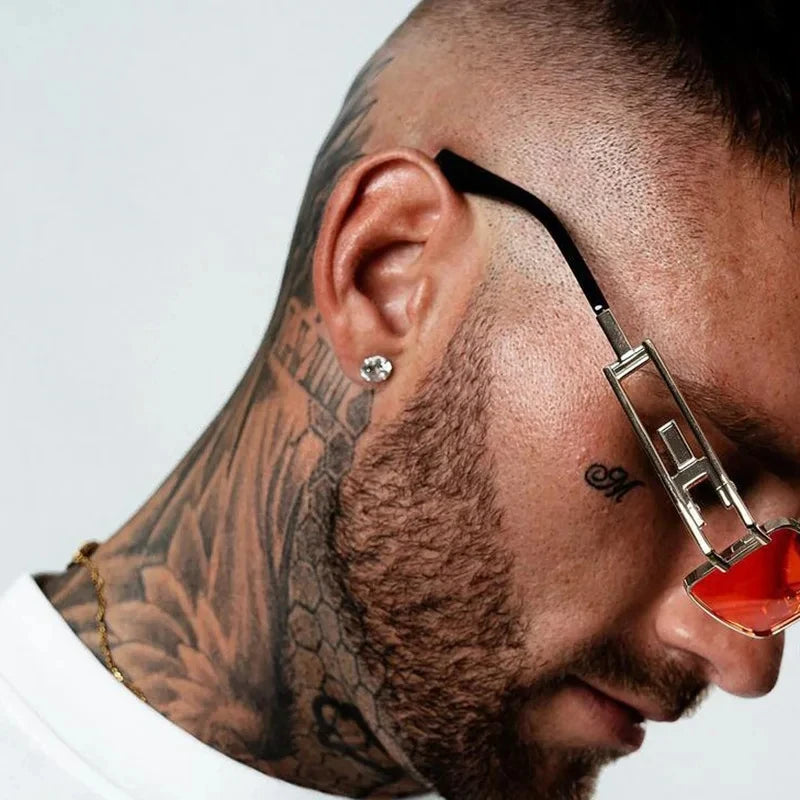 4 Pairs Stainless Steel Round Stud Earrings for Men Women Ear Piercing Earrings Cubic Zirconia Inlaid,3-8mm Available-Earrings-Innovato Design-3MM-Innovato Design